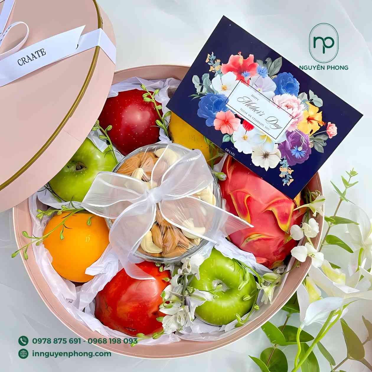 Mẫu túi giấy đựng hoa quả nhập khẩu